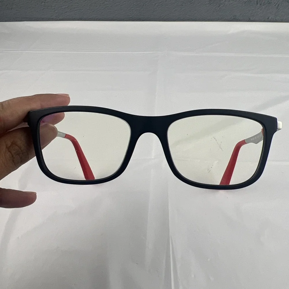Ray-Ban RB 1549 3652 Kids Youth Eyeglasses FRAMES ONLY Black Red 48-16-125 #3